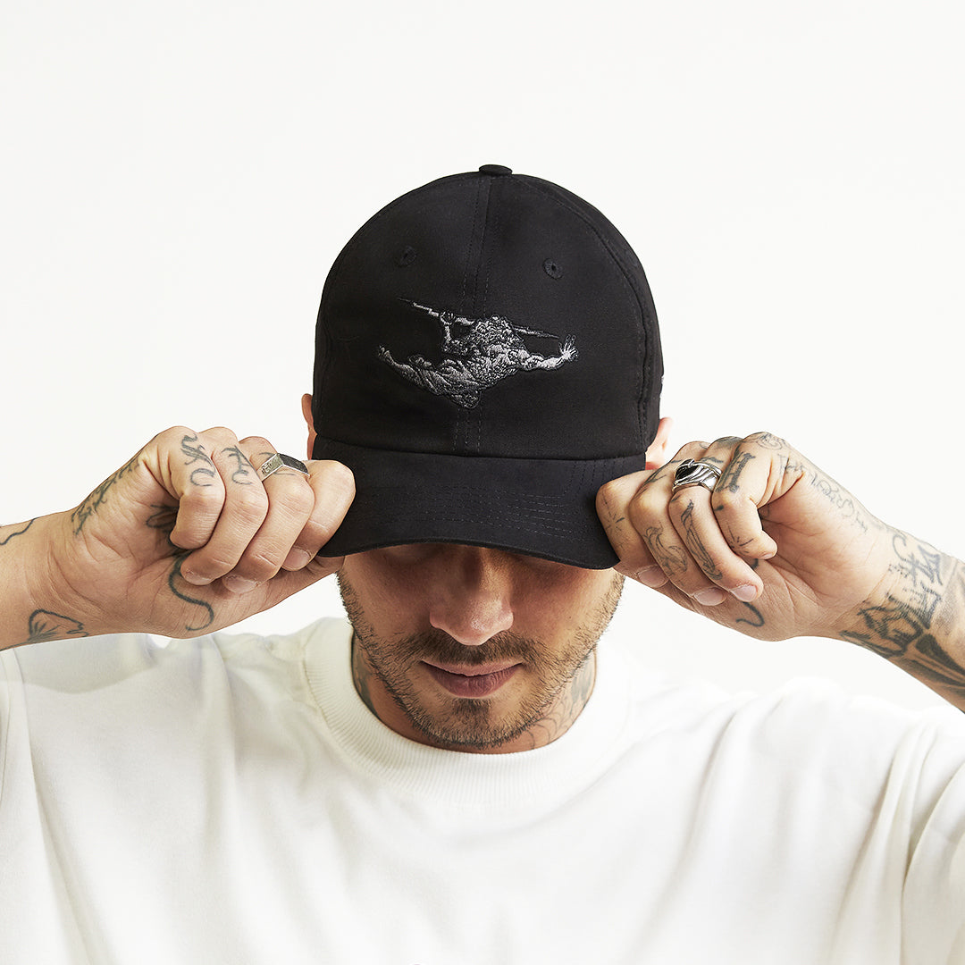 Boné Dat Hat Thunder God Co.® All Black