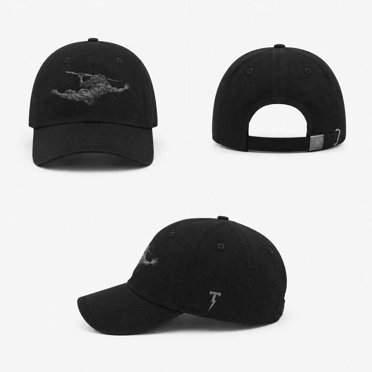 Boné Dat Hat Thunder God Co.® All Black