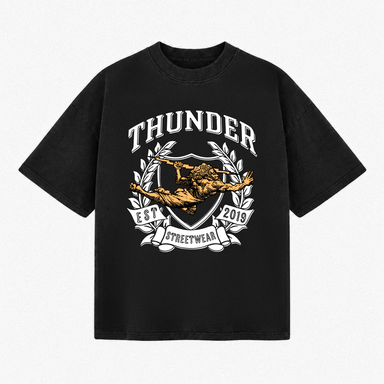 Camiseta Oversized Preta Est.2019