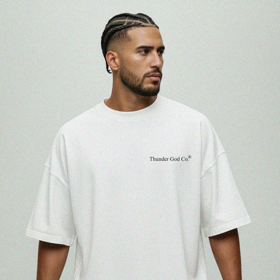 Camiseta Oversized Vintage Off-White Basic