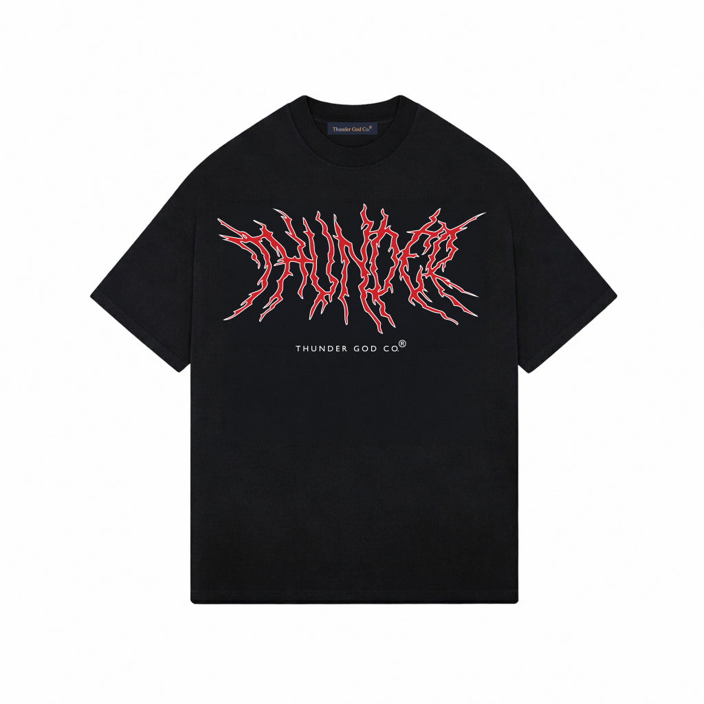 Camiseta Oversized Preta Spikes
