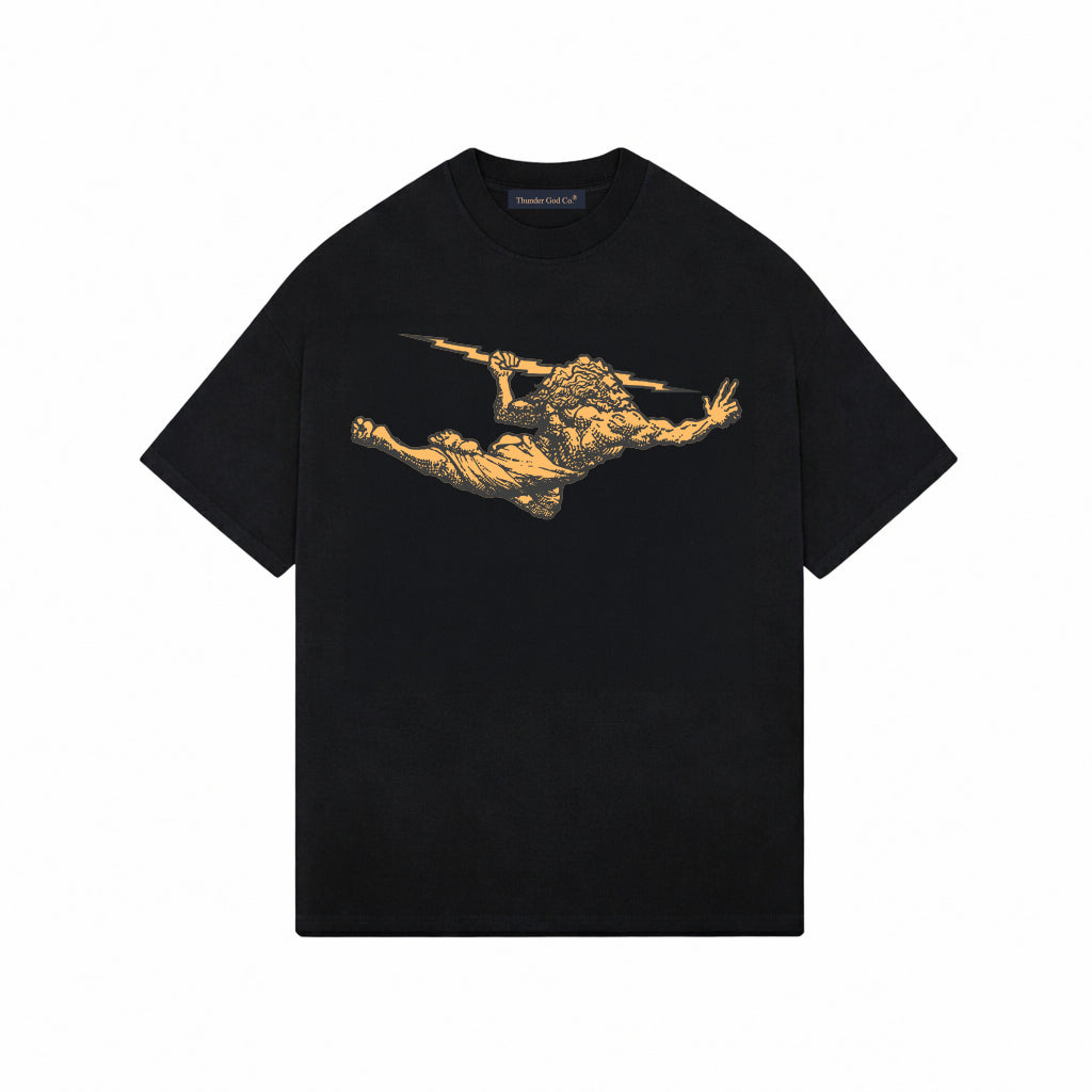 Camiseta Oversized Preta Greca Duo Color