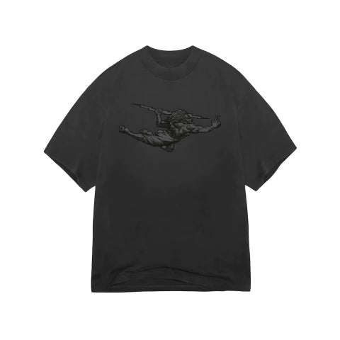 Camiseta Oversized Vintage All Black