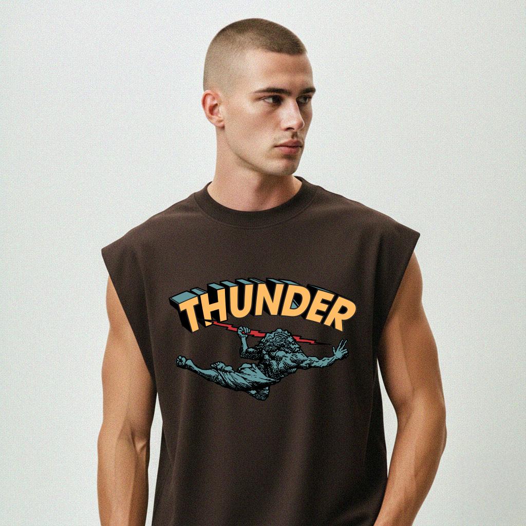 Regata Oversized Strong Marrom Thunder God Co. Super
