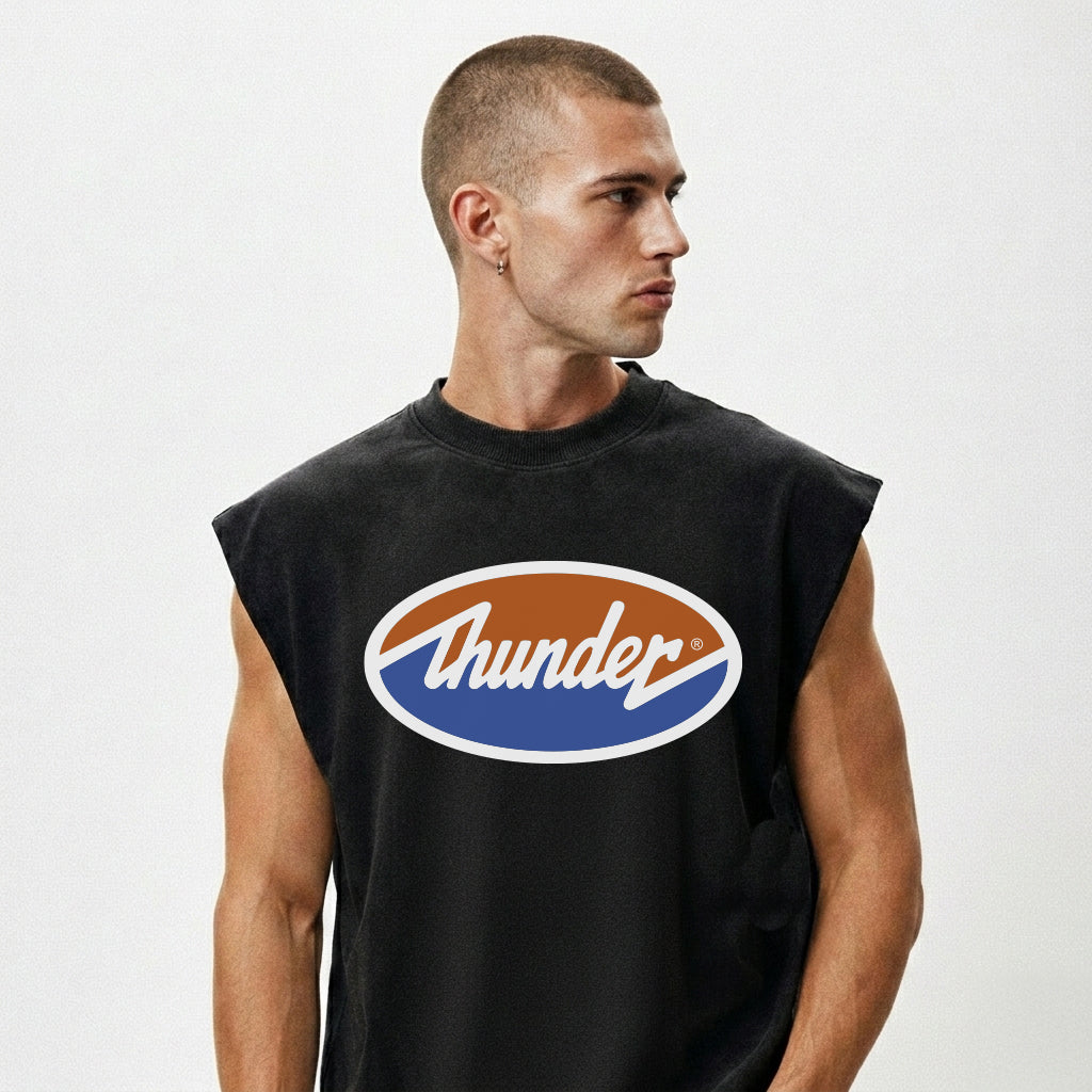 Regata Oversized Vintage Preta Thunder