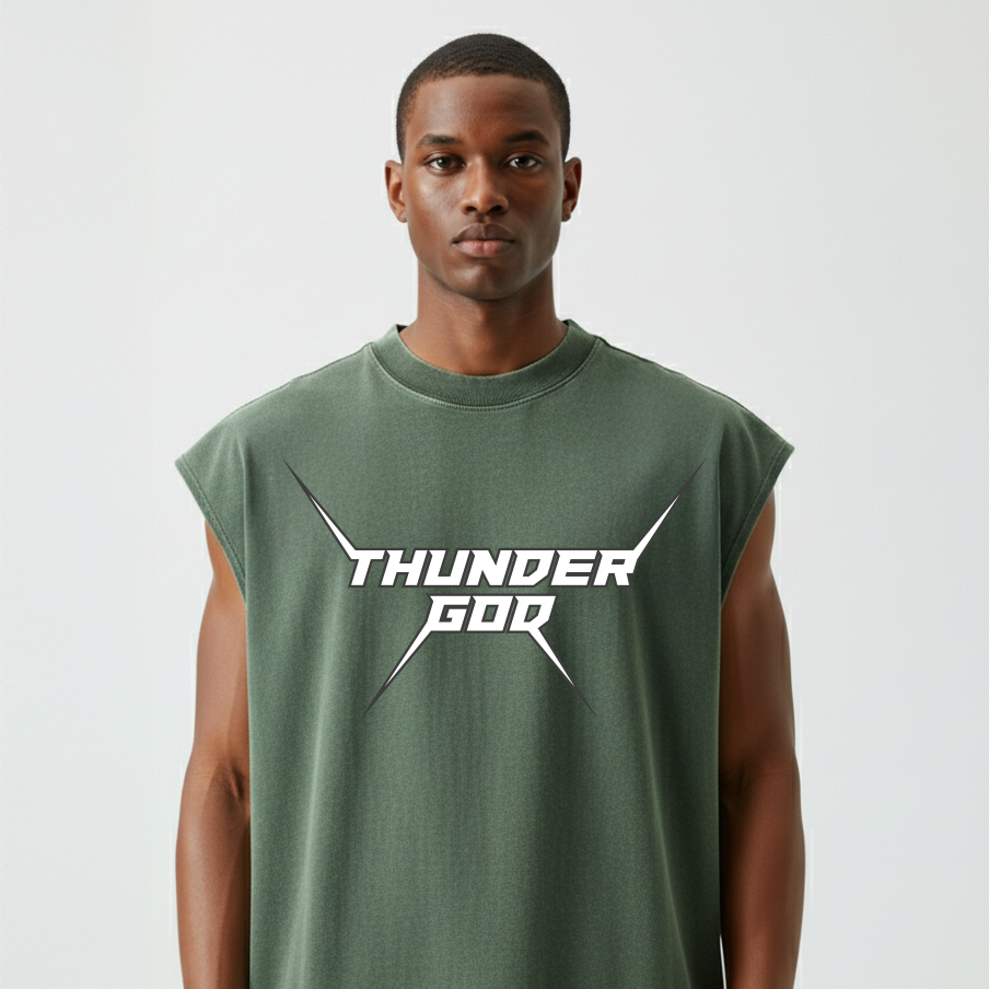 Regata Oversized Vintage Verde Floresta Thunder God Co. Spike
